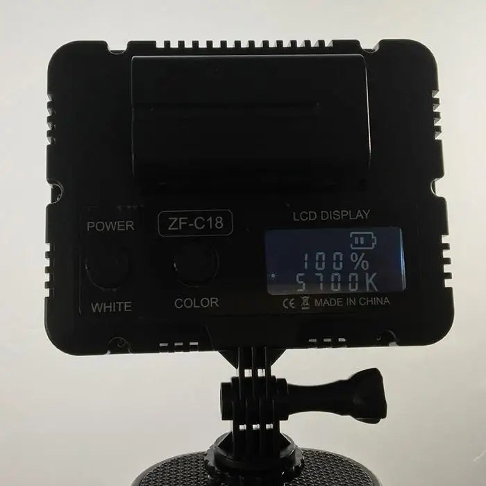 Светодиодный прожектор для фотосъемки 5700 K 120 градусов 20%-100% камера Регулируемая F550, батарея F750 (не входит в комплект) лампа