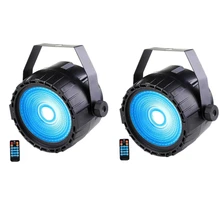 2 шт./лот, беспроводной пульт дистанционного управления, мини RGB+ УФ-эффект, 30 Вт, светодиодный светильник, DMX512 UV светодиодный светильник, Светодиодный точечный светильник, сценический светильник