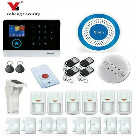 

Yobang Security Wireless Solar Outdoor PIR Motion Sensor APP Remote Control Home Stafety Alarm System Wireless Smoke Detector