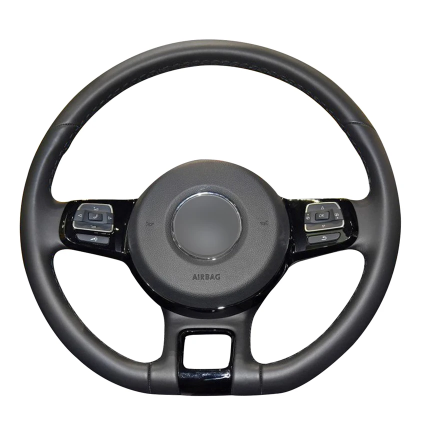 

Black PU Artificial Leather Anti-slip Car Steering Wheel Covers for Volkswagen VW Beetle 2012-2016 Up 2013-2016