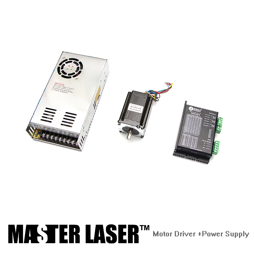 

Leadshine Stepping Motor 86HS85 and Motor Driver MA860H for Laser Cutting Machine Stepper Motor Power Supply