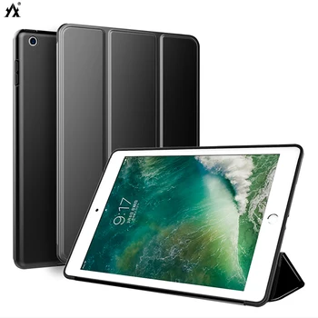 

Case for New iPad 9.7 2018, Rubber Oil Cover PU leather Ultra Slim Smart Stand Case wake up sleep model A1822 A1823 A1893 A1954