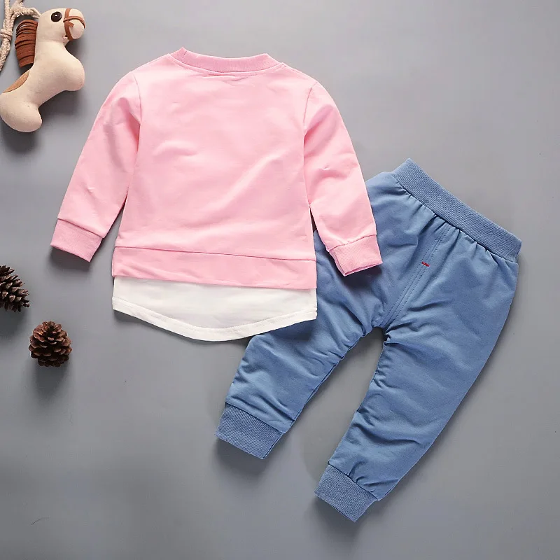 2018 Boy Costume Set Newborn Boy Child Clothing Set Cotton Child Set Baby Cartoon Jacket + Pants 0-4 Years Old
