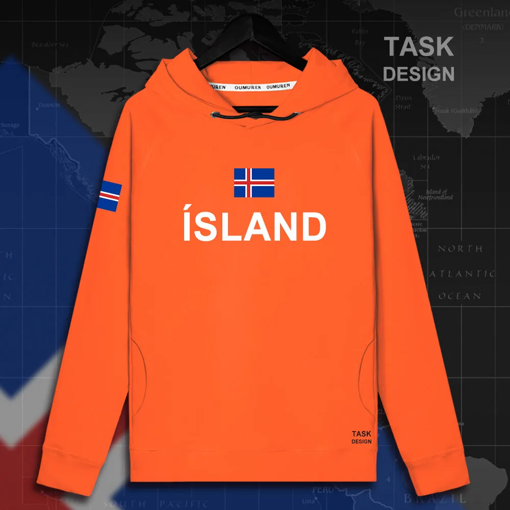 Iceland ISL Icelander Icelandic IS mens hoodie pullovers