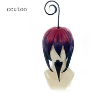 Ccutoo 1" фиолетовый микс короткие синтетические волосы Ao no Blue Exorcist Mephisto Pheles косплей парик+ медведь