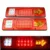 Consegna gratuita Car Styling 2 pcs 19 LED Fanale Posteriore del Rimorchio del Camion Dell’automobile della Coda di Arresto Indicatore di Turno Luce Della Lampada 12 V trasporto di goccia
