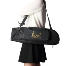 600D водостойкая труба сумка Gig сумка Оксфорд ткань Регулируемый один плечевой ремень карман 5 мм хлопок Мягкий