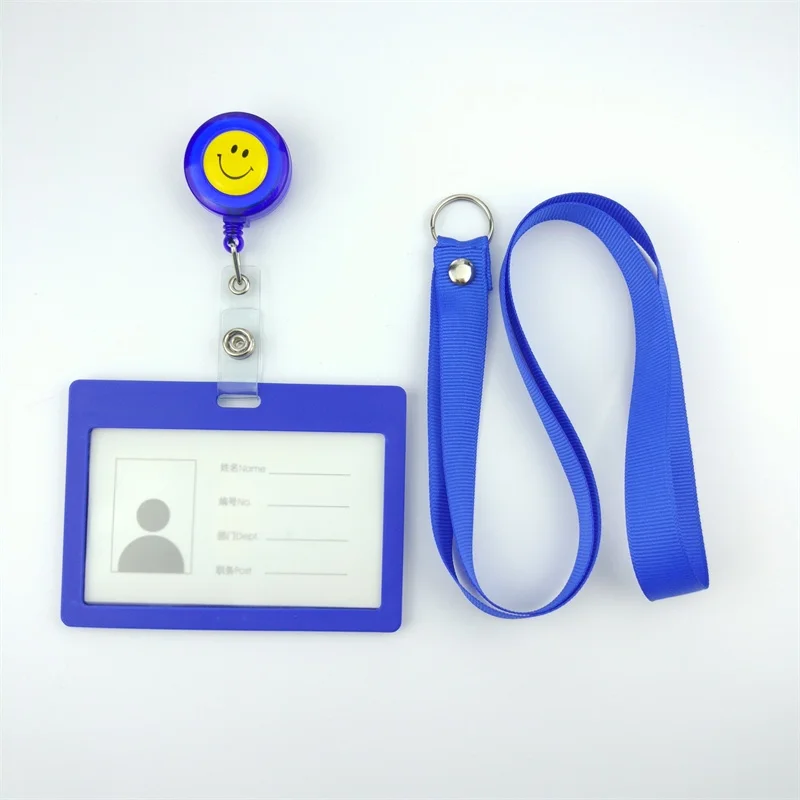 

BINXUE Cover card ID holder Easy to buckle Retractable Badge Employees card business badge access control display brand bag