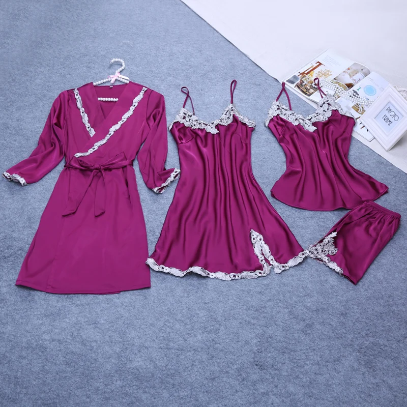 night dress 4 piece