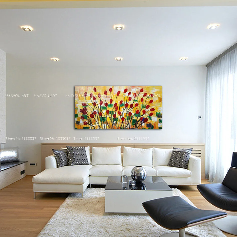 Unframed-Colorful-Rose-Flower-Hand-Painted-Abstract-Oil-Painting-Wall-Art-Canvas-Home-Decor-For-Wedding (2)