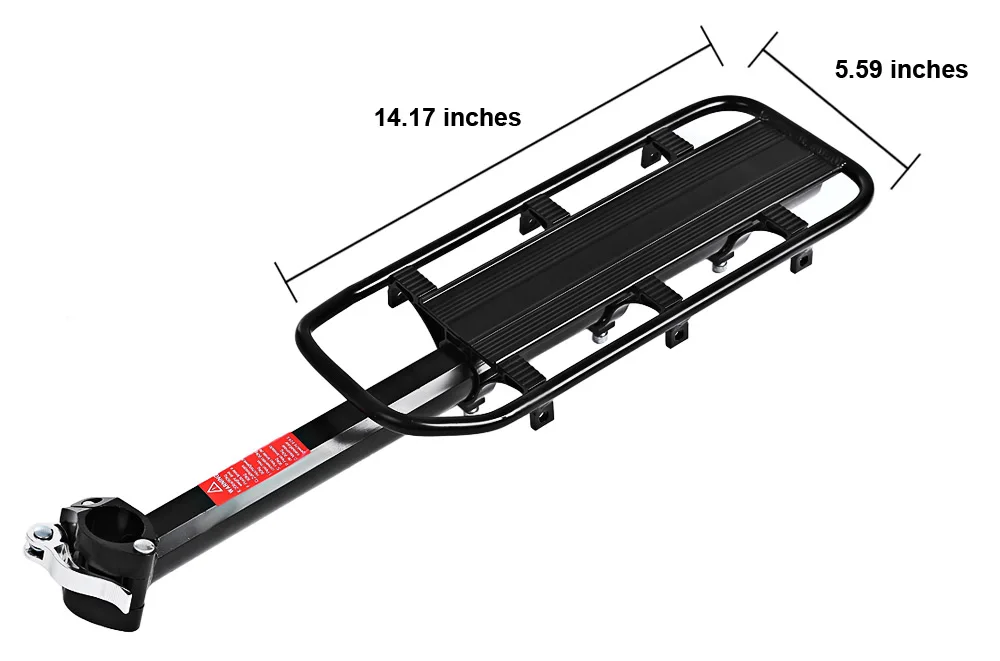 Adjustable Bicycle Rear Carrier Backseat Storage Rack Luggage Shelf Cycling Tool