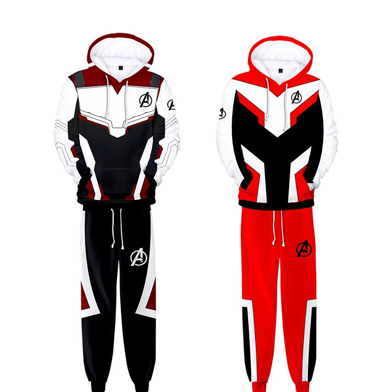 

New Avengers Endgame Quantum Realm Costume Sweatshirt Jacket Advanced Tech Cosplay costumes superhero Iron Adult Hoodies suit