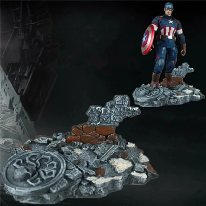 

1/6 scale Avengers 12" American captain Base platform action figure Scene model components