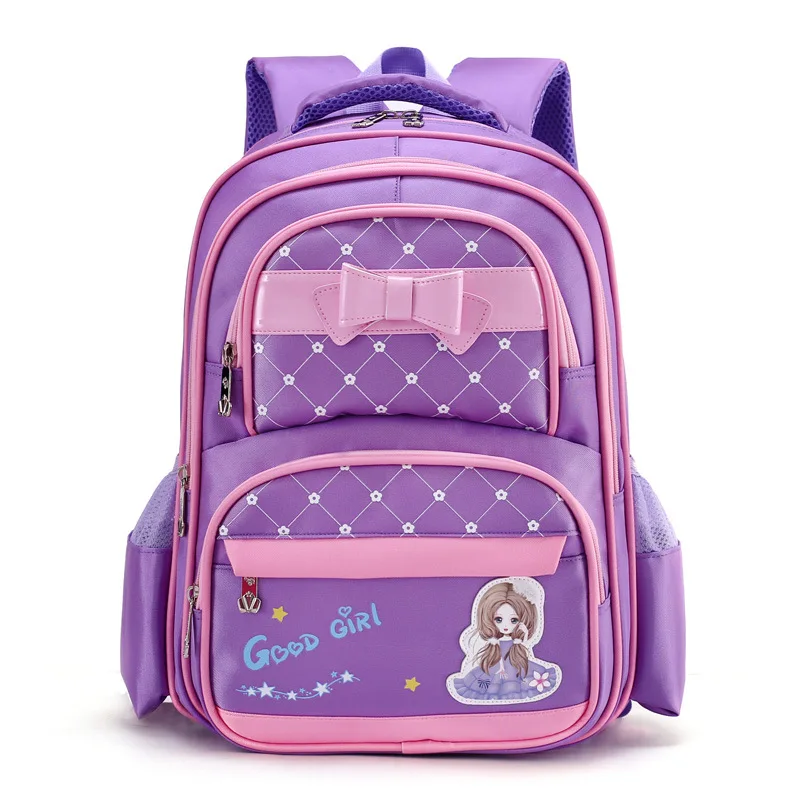 

Kids Backpack Children princess caeroon Backpacks for Girls Waterproof School Bags kids Orthopedics Schoolbags mochila infantil