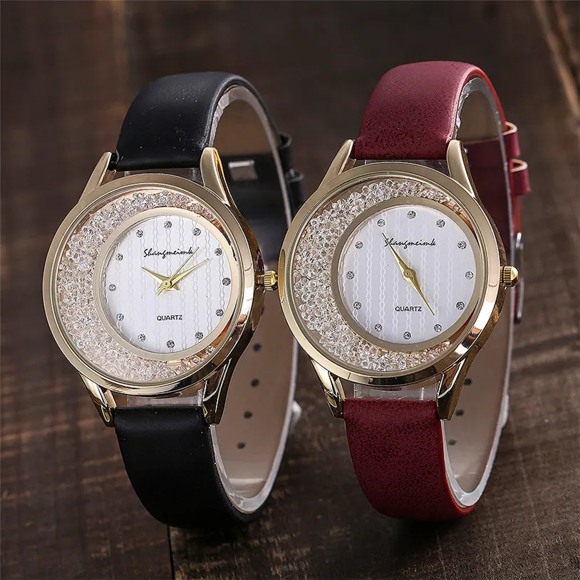 

Genuine Leather Watch Women Luxury Brand Quartz Watch Simple Girls Watches Women Clock Relogio feminino Reloj Mujer 5N
