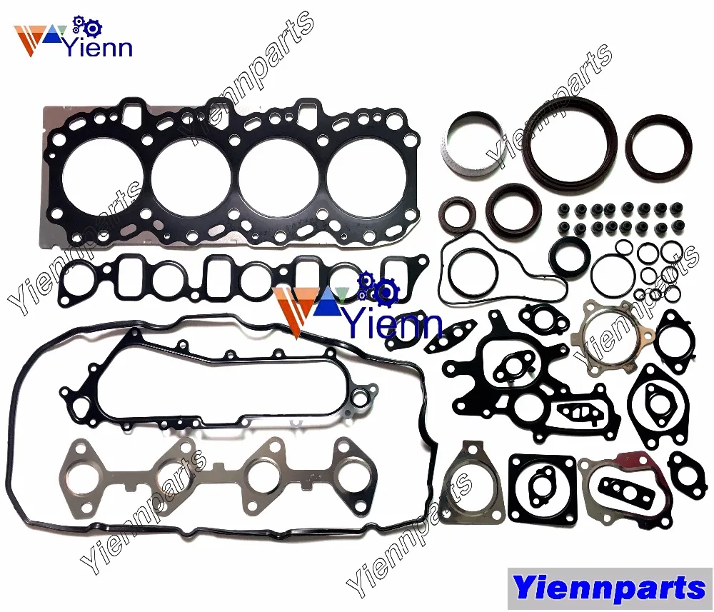 Toyotai 2KD 2KD-FTV запасные части для двигателя: поршень, поршневое кольцо, гильза цилиндра, Комплект прокладок, подшипник Mian и подшипник Conrod