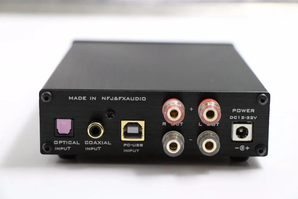 FX-Audio D802 HiFi полный цифровой аудио усилитель вход USB/коаксиальный/оптический 24 бит/192 кГц 80 Вт+ 80 Вт OLED дисплей