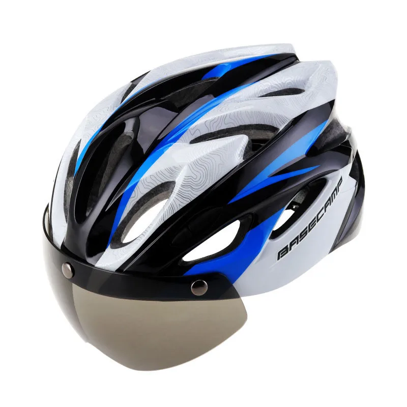 

Bicycle Helmets Mountain Road Bike Helmet Lens With Goggles Comfortable Ultralight Magnetic For Adult Ultralight Cycling Helmet