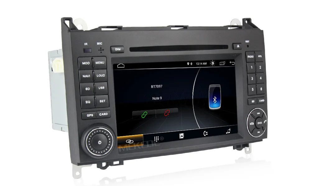 Android 9 для Mercedes/Benz/Sprinter/B200/b-класс/W245/W209 автомобильный dvd, gps, wifi, радио, BT, рулевое колесо, Canbus, 16g карта, микрофон