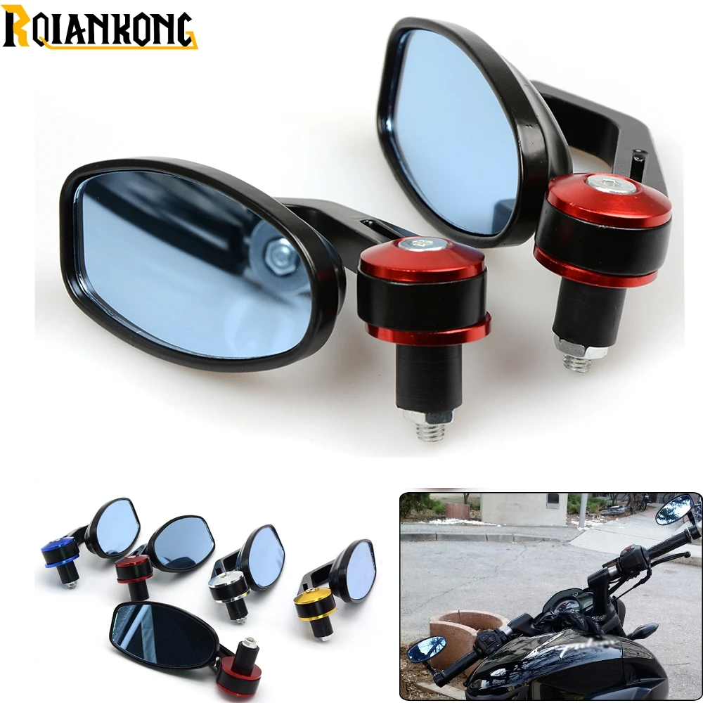 

Motorcycle Rearview Mirror Rear View Handle bar End Side Mirrors FOR Yamaha YZF R1 R3 R6 MT01 MT03 MT07 tmax 530 500 xjr 1300