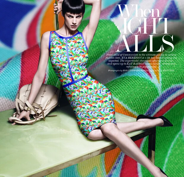 

The new flagship spring dreams division DV* perfect big heavy cotton knitted fabric, limited edition