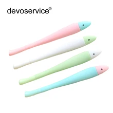 2 шт./лот милый рыбы гелевые ручки, кавайные канцелярские принадлежности Ручки-роллеры Canetas Эсколар. подарок Материал школьные принадлежности