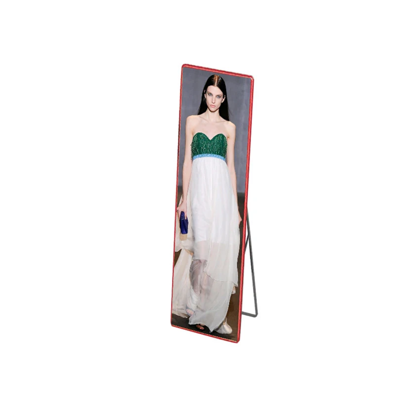 

Indoor P3 LED advertising posters screen, led wall player, vertical advertising machine, LED sign display stand