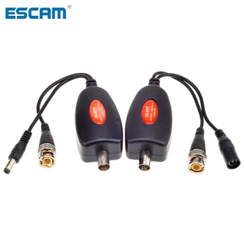 

ESCAM AHD CVI TVI CCTV Camera Power Video Transmission Via One BNC Video Cable Up to 400M HD-PVT Power Video Transmitter