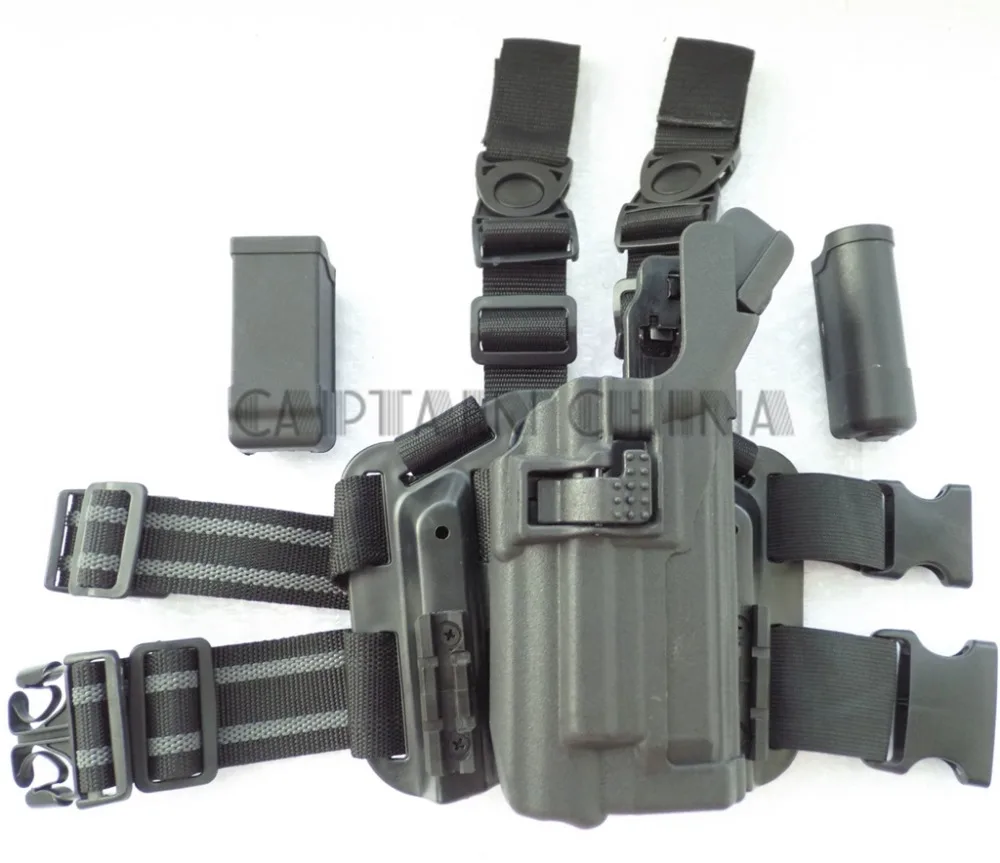Lv3 Light Bearing Holster RH Duty Platform Magazine Pouch Tactical
