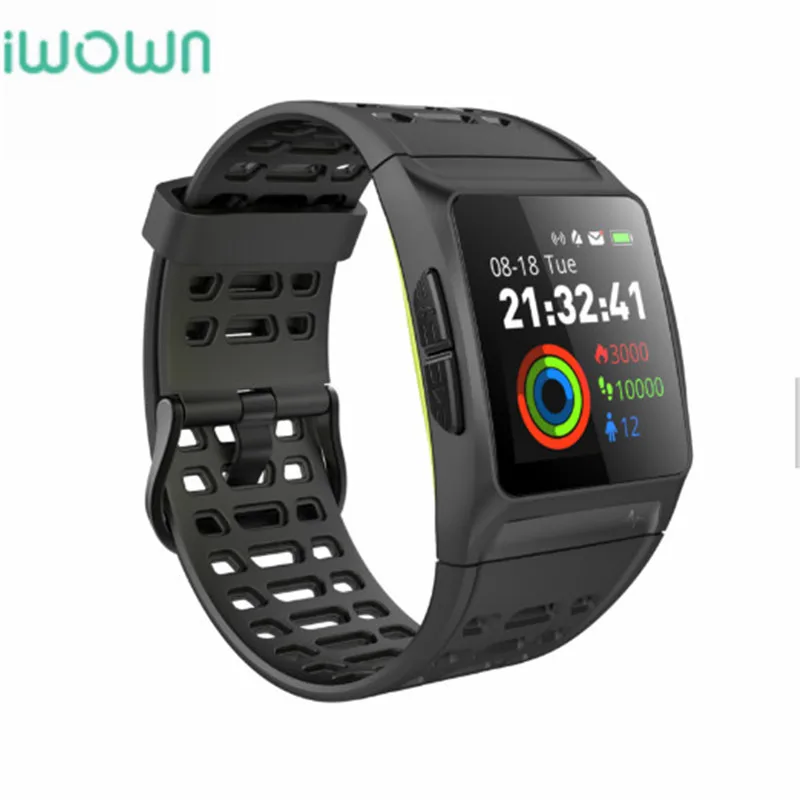 Iwown P1 gps sport SmartWatch, поддерживает 17 видов спорта Поддержка HRV анализ IP68 водонепроницаемый смарт-браслет