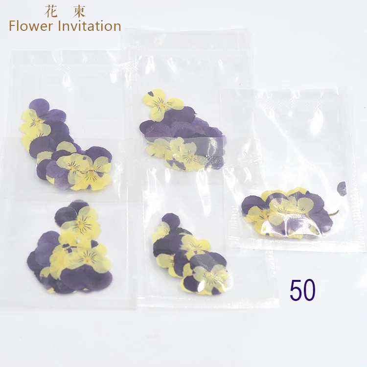 

Flower Invitation Sansejin diy handmade plants flower embossed dried flowers glue natural
