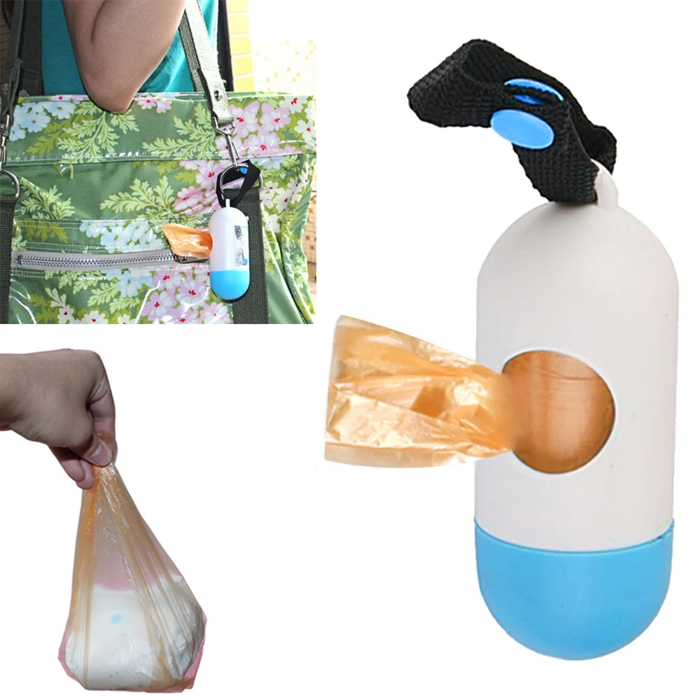 NC Portable Plastic Hanging Baby Diaper Garbage Rubbish Bag Refillable