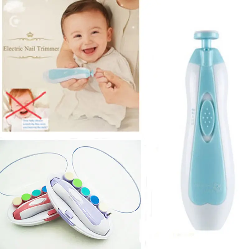 2018 Baby 3Colors Automatic Electric Nail Trimmer (Pain Free) Portable