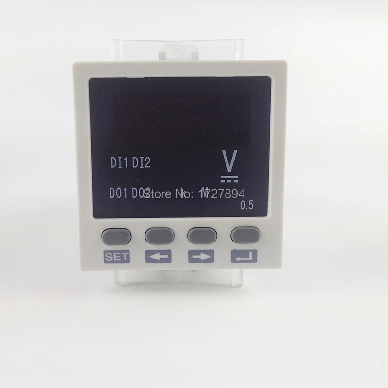 

Cheaper sale .48*48mm 220VAC power supply Single Phase DC mini voltage instrument, Small LED display digital DC Voltage Meter