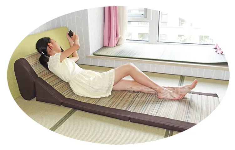 Прохладный и удобный складной японский традиционный татами матрас прямоугольник большой складной пол соломенный Коврик для йоги сна