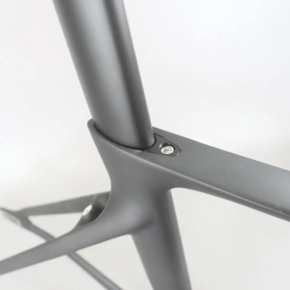 Top 2019 SERAPH  bike carbon fixed gear have brake fixed gear  bike frame with BB86 carbon fixed bike frame aero bicycle frame 3