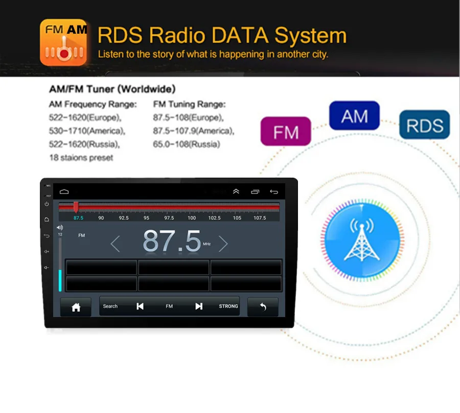 10," Android 7,1 Bluetooth 2DIN автомобильный стерео радио MP5 плеер WiFi gps навигация