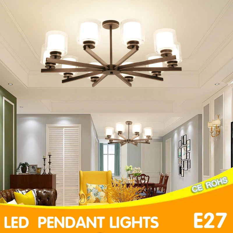 

Green Eye Modern pendant lights LED BULB hanglamp lampadar E27 black silver iron for bedroom living room lobby restaurant bar