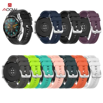 

Strap for Huawei Watch GT Active/Elegant Band Strap for Huawei Honor Magic Smart Watch Bracelet 42mm 46mm Silicone Wrist Band