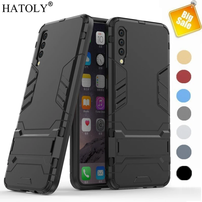 

For Samsung Galaxy A50 Case For Galaxy A30 A40 A50 A70 Armor Cover Rubber Shell Hard Stand Phone Case For Samsung Galaxy A50
