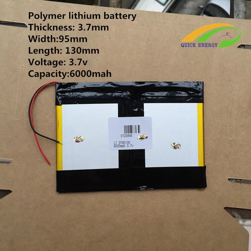 large capacity 3.7 V tablet battery 6000 mah each brand tablet