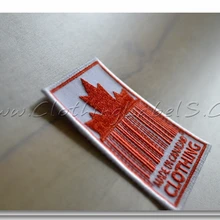 Пользовательские 3D Ярлыки-нашивки, вышитые нашивки, высокое качество, с вышивкой края