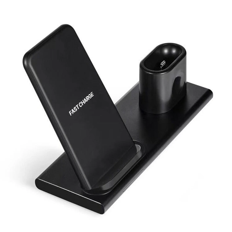 

Qi Wireless Charger Holder 3 IN 1 For iPhone For Apple Watch for Samsung For Apple AirPods Accessories Phone Charger Pad 19Apr5