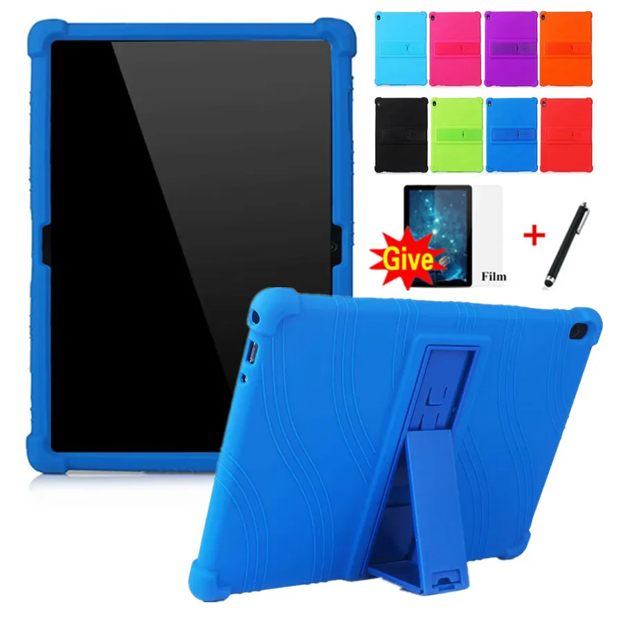 

Case For Lenovo Tab M10 10.1 Cover Funda for Lenovo tab M10 TB-X605F P10 TB-X705F Ultra Slim Soft Silicone Full Body Stand Shell