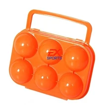 50 шт. новая распродажа Портативный Пикник Отдых на природе Пластиковые Яйцо Box Дело 6 держатель для хранения Контейнер ES1318