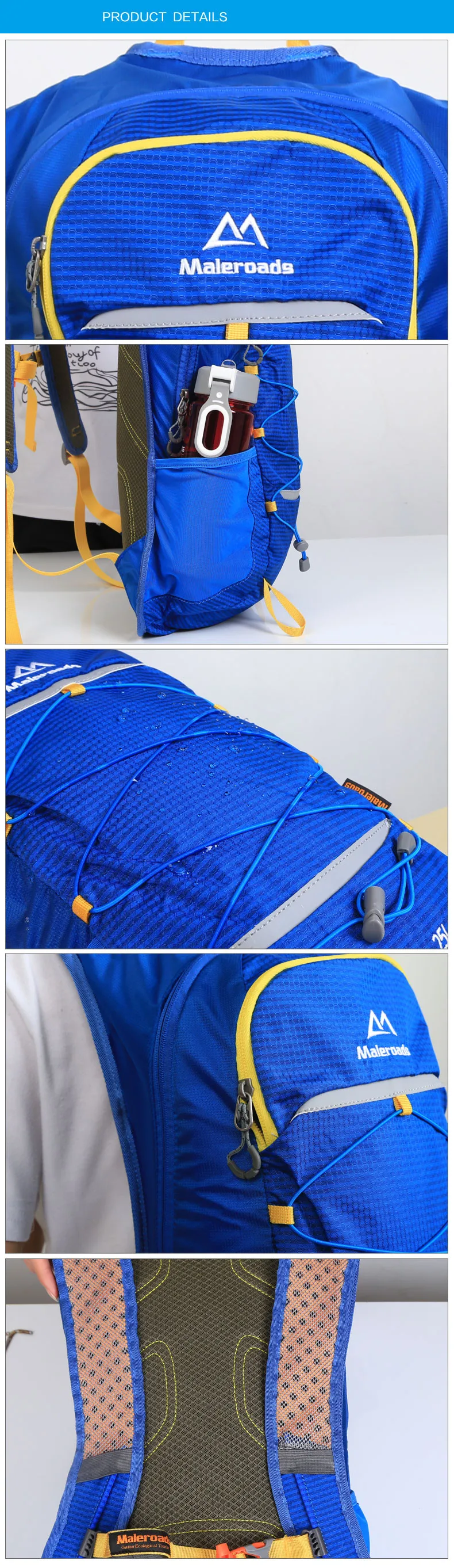 Maleroads рюкзак для верховой езды, повседневный рюкзак для путешествий, походный лагерь, мочила для похода, для колледжа, студентов, школы, подростков