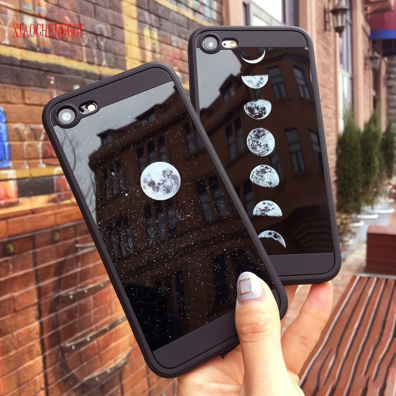 

XIAOCHENGGUI Glitter Bling Mirror Phone Case For iphone 7 7Plus Case Universe Series Cover For iphone 6 6S 6splus Cases