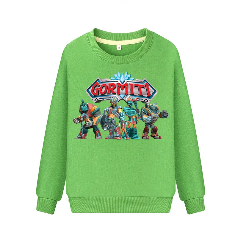 Gormiti Game Print Hoodies For Kids Spring Clothing Boys Girls Full Sleeve Sweatshirts Costume Children Pullover Hoodies WK111 (5)