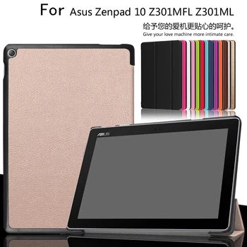 

Slim Magnetic Folding Flip PU Case Cover For Asus Zenpad 10 Z300 Z300M Z301 Z301MFL Z301ML 10.1 inch Tablet Skin Case