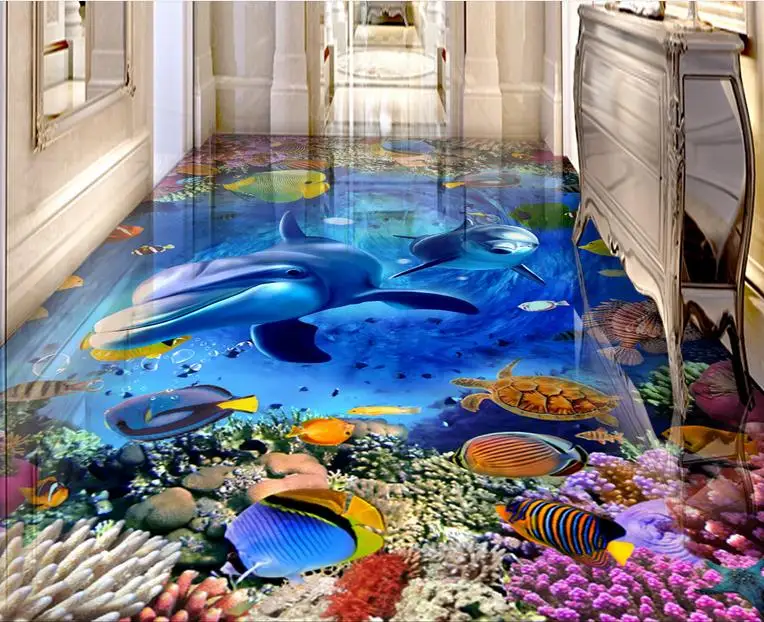 custom 3d waterproof soundproof floor Dolphin Marine ...
